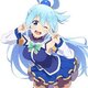Aqua aus "Konosuba"